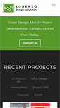 Mobile Screenshot of lorenzodesignsolutions.com