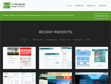 Tablet Screenshot of lorenzodesignsolutions.com